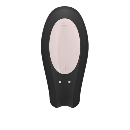 Смарт-вібратор для пар Satisfyer Double Joy Black із широким кліторальним стимулятором - №3