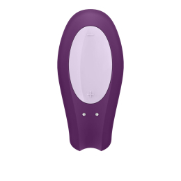 Смарт-вібратор для пар Satisfyer Double Joy Violet із широким кліторальним стимулятором - №3