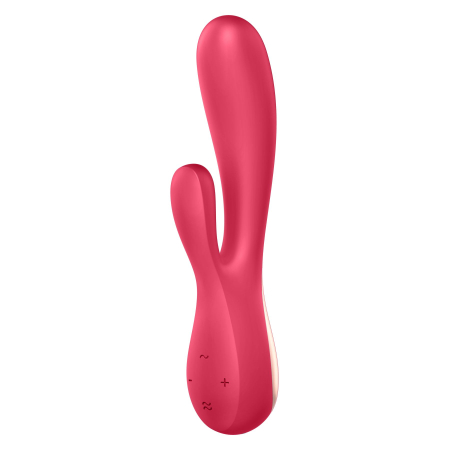 Смарт вібратор-кролик Satisfyer Mono Flex Red, 2 мотори, керування через інтернет №2