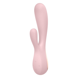 Смарт вібратор-кролик Satisfyer Mono Flex Mauve, 2 мотори, керування через інтернет - - фото №2