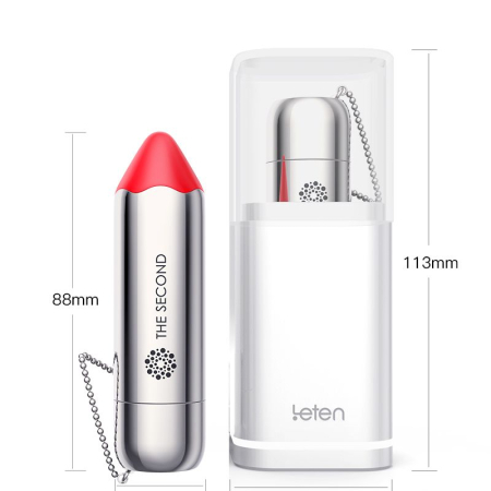 Віброкуля Leten The Second scented orange з індукційною зарядкою, водонепроникна, дуже потужна - фото №2