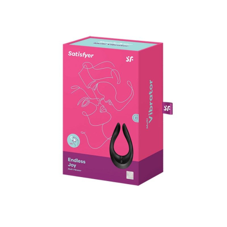 Вібратор для пар Satisfyer Endless Joy Black, 3 незалежні мотори, багатофункціональний - фото №4