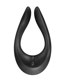 Вібратор для пар Satisfyer Endless Joy Black, 3 незалежні мотори, багатофункціональний 