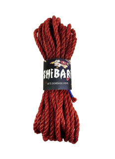Джутова мотузка для шібарі Feral Feelings Shibari Rope, 8 м червона - фото