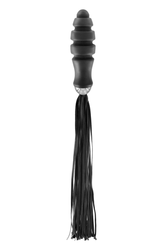 Флогер з ручкою для проникнення Fetish Tentation Whip with Ogive Handle - фото