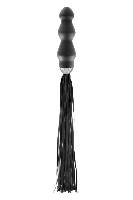 Флогер з ручкою - анальним плагом Fetish Tentation Whip with Plug Handle - фото