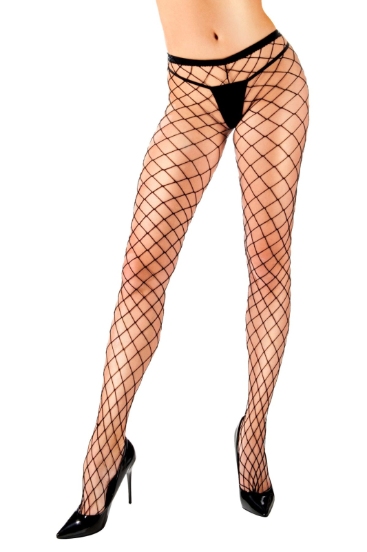 Колготки у велику сітку Anne De Ales Ginna T3 - фото