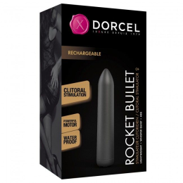 Перезаряджувана віброкуля Dorcel Rocket Bullet Black - - фото №3