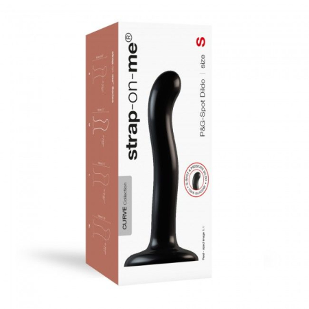 Насадка для страпона Strap-On-Me P&G-Spot Dildo, силікон, розмір S - фото №8