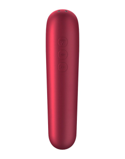 Смарт-вібратор та вакуумний стимулятор 2в1 Satisfyer Dual Love Pink - - фото №2