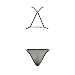 Ажурний боді Passion AZALIA BODY XXL/XXXL, black - №4