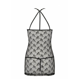 Напівпрозора сорочка Passion AZALIA CHEMISE L/XL, black - - фото №6