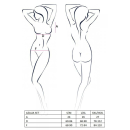 Еротичний комплект Passion AZALIA SET L/XL, black - - фото №7