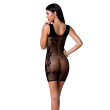 Відверта сукня-сітка Passion BS073 black - фото №2