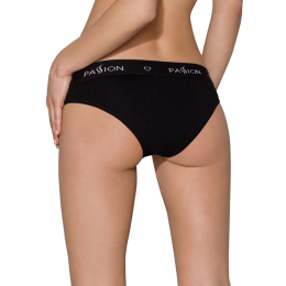 Трусики з широкою гумкою і мереживом Passion PS001 PANTIES M, black - - фото №2