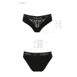 Трусики з широкою гумкою і мереживом Passion PS001 PANTIES M, black - фото №6