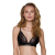 Еластичний топ з мереживом Passion PS001 TOP M, black - фото