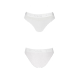 Трусики з прозорою вставкою Passion PS006 PANTIES M, white - фото №4