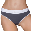 Спортивні трусики-стрінги Passion PS007 PANTIES dark grey, L - фото №1
