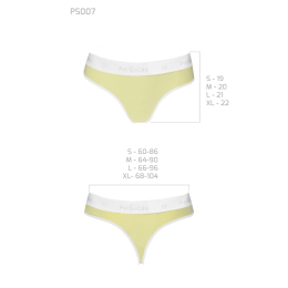 Спортивні трусики-стрінги Passion PS007 PANTIES M, yellow - - фото №5