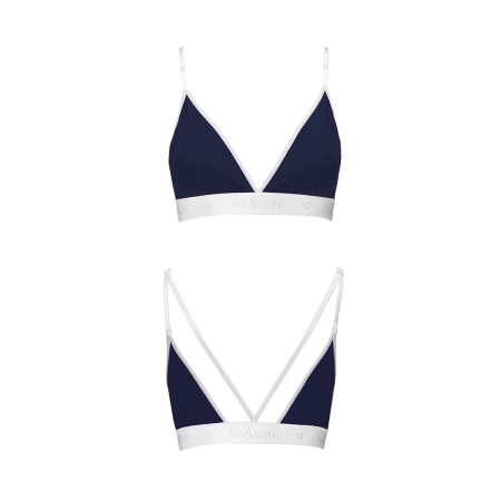 Спортивний топ з подвійними бретелями Passion PS007 TOP M, navy blue №5