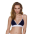 Спортивний топ з подвійними бретелями Passion PS007 TOP XL, navy blue 