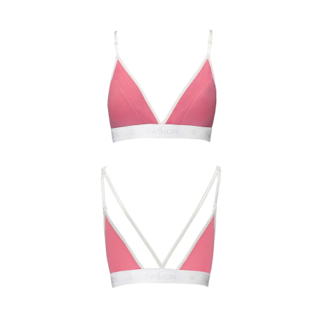 Спортивний топ з подвійними бретелями Passion PS007 TOP M, pink - фото №4