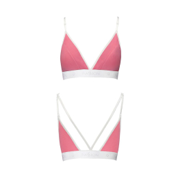 Спортивний топ з подвійними бретелями Passion PS007 TOP S, pink - - фото №4