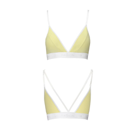 Спортивний топ з подвійними бретелями Passion PS007 TOP L, yellow - - фото №4