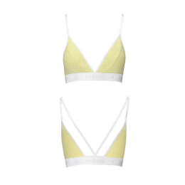 Спортивний топ з подвійними бретелями Passion PS007 TOP M, yellow - - фото №4