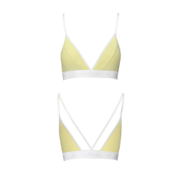Спортивний топ з подвійними бретелями Passion PS007 TOP XL, yellow - - фото №4