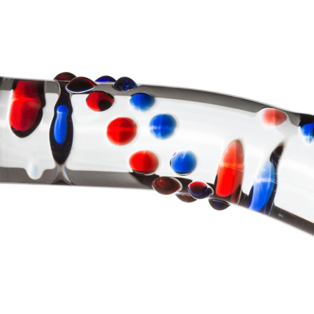 Скляний дилдо з вигинами і малюнком Gildo Glass Dildo No. 3 - фото №4