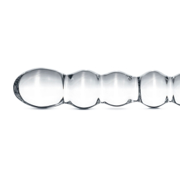 Скляний дилдо у вигляді намистин Gildo Glass Dildo No. 19 - - фото №2