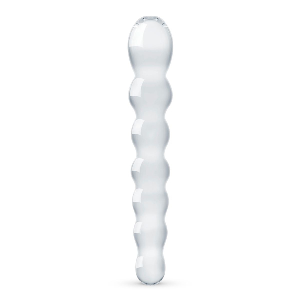 Скляний дилдо у вигляді намистин Gildo Glass Dildo No. 19 