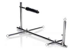 Конструкція для фіксації з фалоімітатором Imprisoned Metal Stockade with Dildo - - фото №2