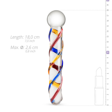 Скляний дилдо Gildo Glass Dildo No. 10 - фото №2
