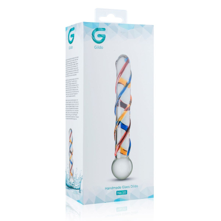 Скляний дилдо Gildo Glass Dildo No. 10 - фото №3