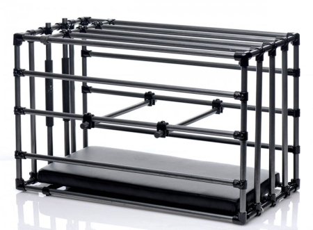 Міцна розбірна клітка для покарань Kennel Adjustable Bondage Cage 