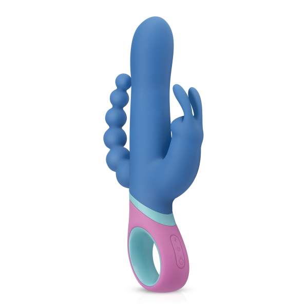 Вібратор-кролик з ротацією и анальним стимулятором PMV20 Vice - Double Vibrator 