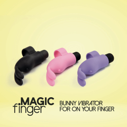 Вібратор на палець FeelzToys Magic Finger Vibrator Black - - фото №6