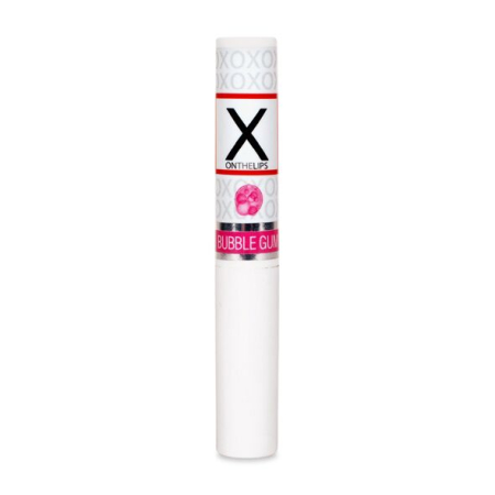 Стимулювальний бальзам для губ унісекс Sensuva – X on the Lips Bubble Gum з феромонами, жуйка - фото №3