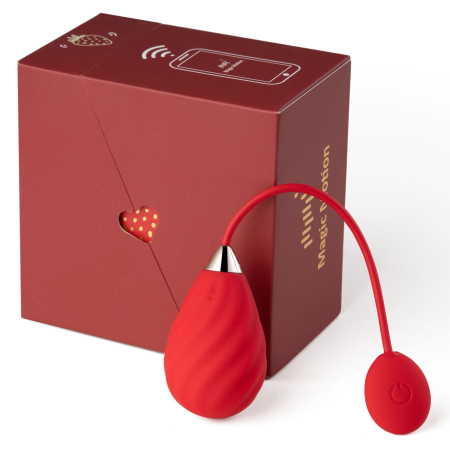 Смарт-віброяйце Magic Motion Sundae Red №4