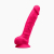 Фалоімітатор SilexD Vetus Pink (MODEL 1 size 8in), двошаровий, силікон + Silexpan, діаметр 4,2см - фото