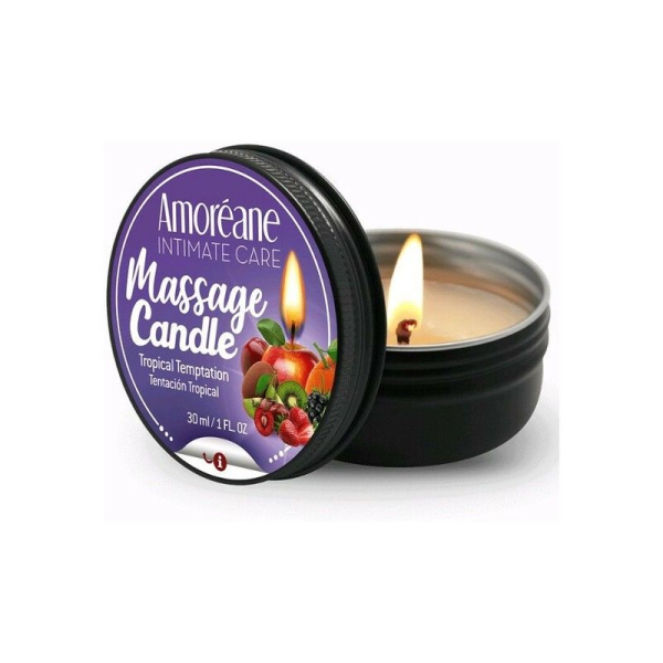 Масажна свічка "Тропічна спокуса" Amoreane Tropical Temptation (30 мл) 