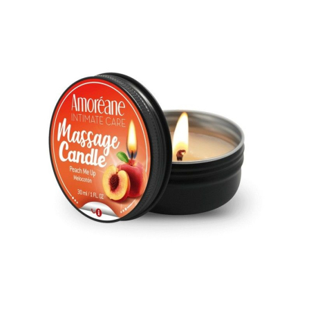 Масажна свічка "Спокусливий персик" Amoreane Peach Me Up (30 мл) - фото