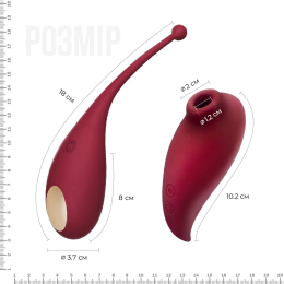 Смарт іграшка Adrien Lastic Inspiration: віброяйце і вакуумний стимулятор з керуванням зі смартфону - - фото №3