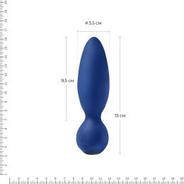 Анальна вібропробка Adrien Lastic Little Rocket макс. діаметр 3,5 см, soft-touch - - фото №2
