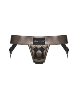 Трусики для страпона Strap-On-Me Leatherette Harness CURIOUS - - фото №2