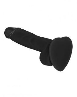 Реалістичний фалоімітатор Strap-On-Me SOFT REALISTIC DILDO Black - Size S - - фото №2