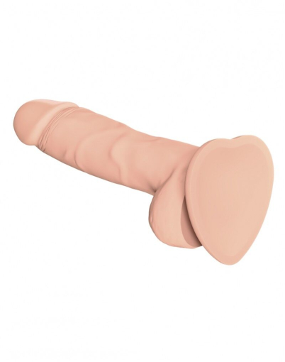 Реалістичний фалоімітатор Strap-On-Me SOFT REALISTIC DILDO Vanilla - Size M - фото №2